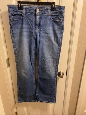 Levis 526 Jeans 14 M Slender Boot Cut Blue Stretch Denim 14M Flaws